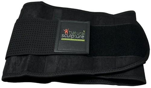 athletic waist trainer - black