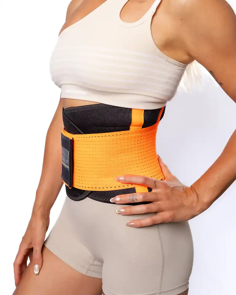 model wearing waist trainer